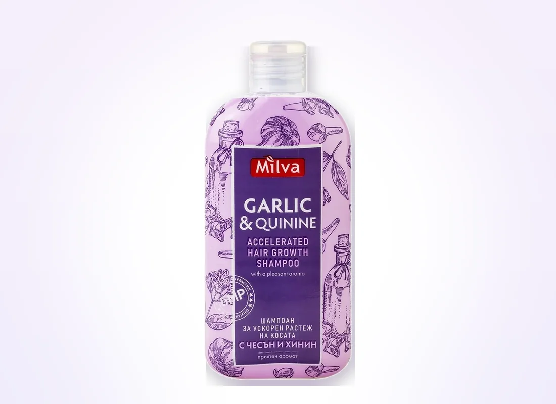 Milva Garlic & Quinine Accelerated Hair Growth Shampoo